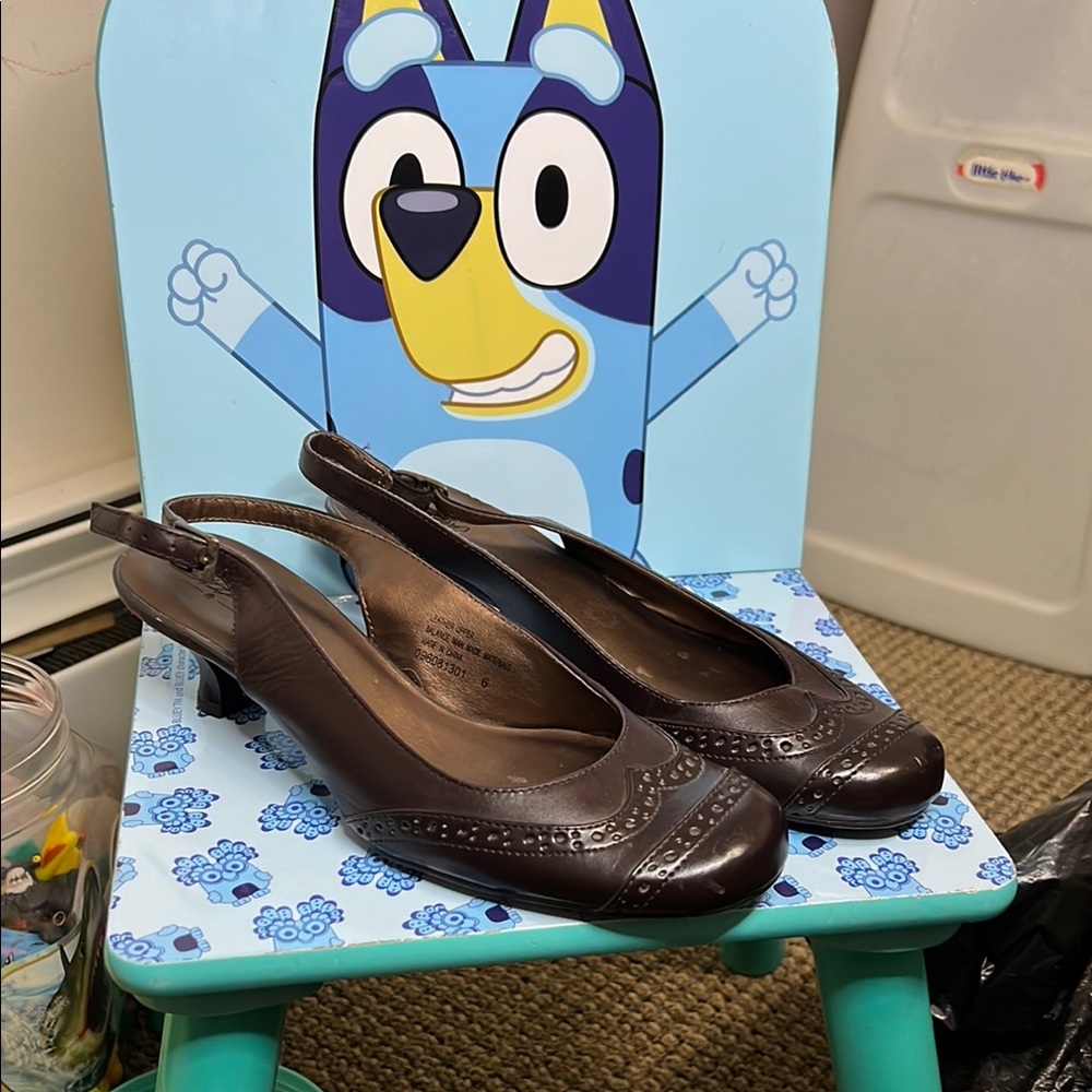 3/$20 Mossimo Supply Co Brown Textured Heels